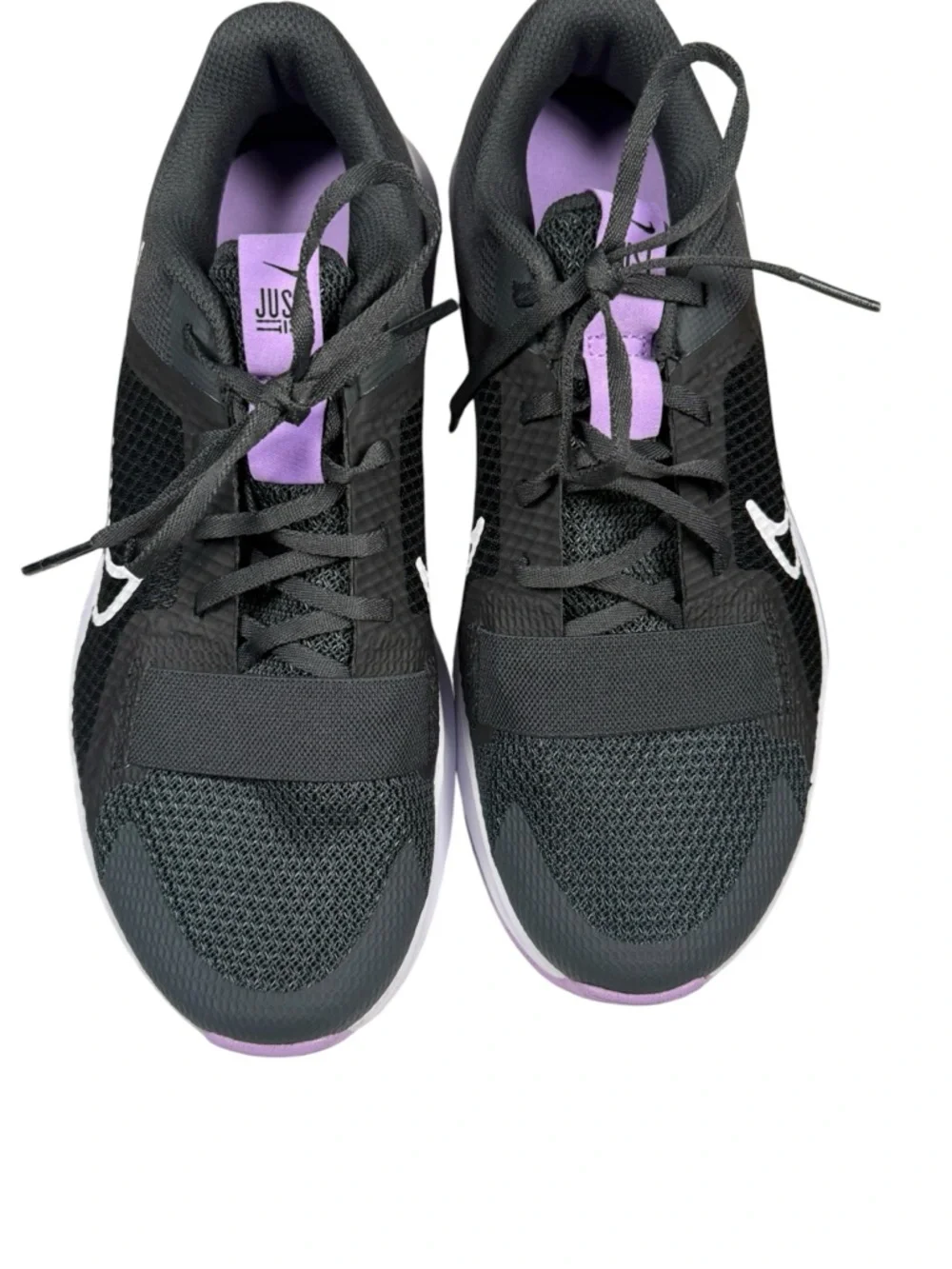 NWOTOB Nike MC Trainer 2 Black Viotech Purple Training Shoes Size 8 - Picture 5 of 9